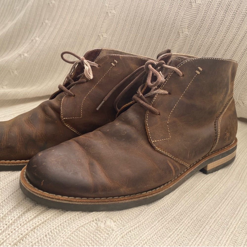 Original Penguin leather Hank Chukka boots